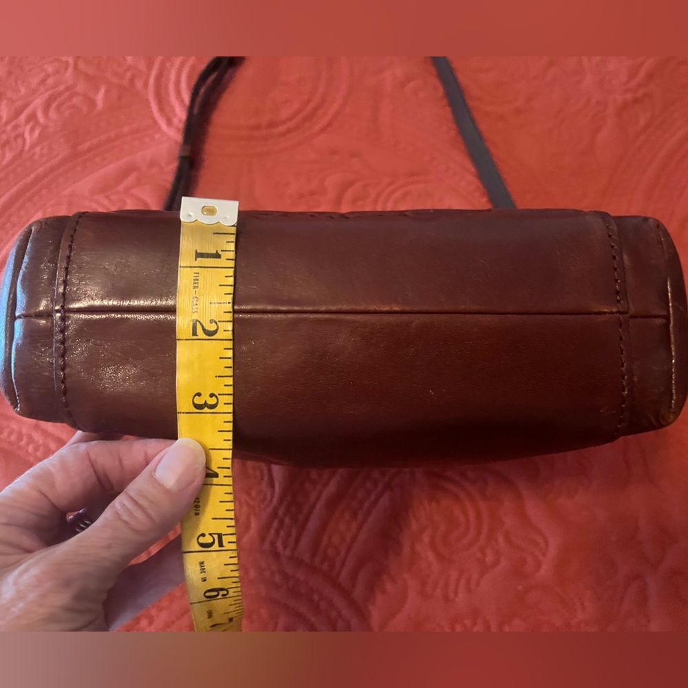 Patricia Nash Aveley British Brown Western Tooled Leather Crossbody Shoulder Bag - Picture 12 of 16